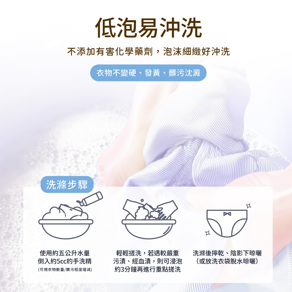 Rommie 清新小蒼蘭貼身衣物抗菌手洗精 250ML(售出不做退換貨)  Y088, , large