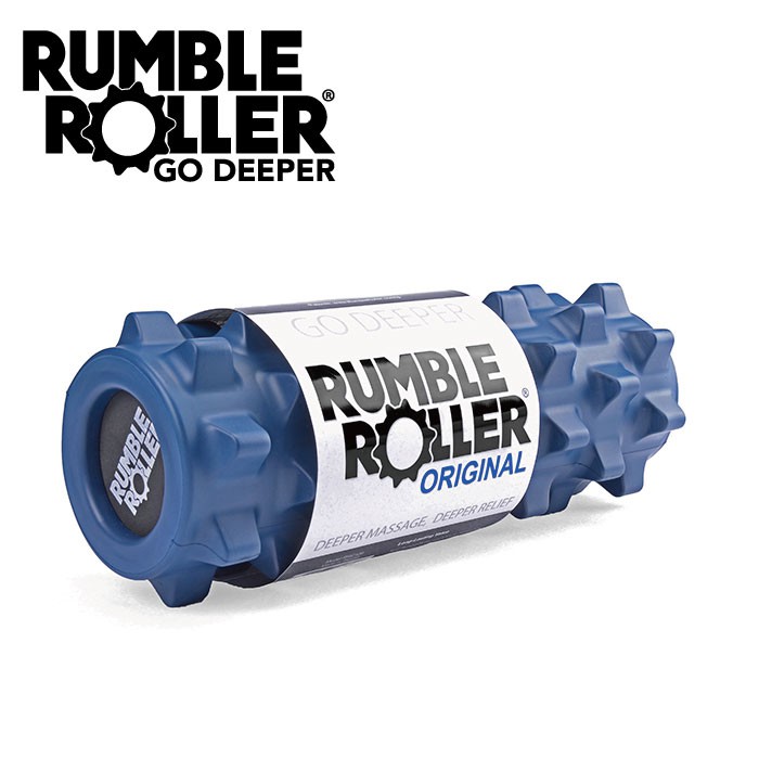 [秉宸] Rumble Roller 深層按摩滾輪 狼牙棒 短版33cm 滾筒 標準版硬度 代理商貨, , large