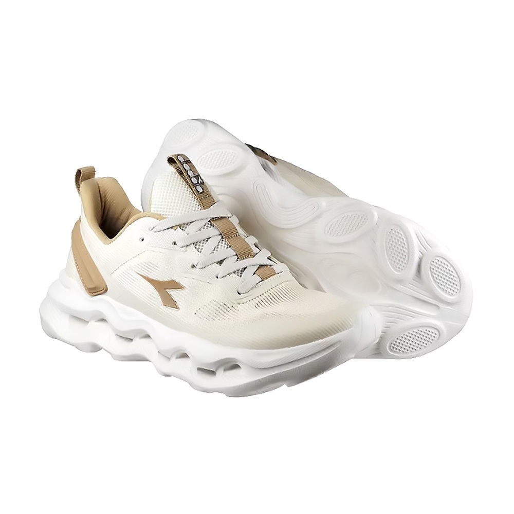 DIADORA迪亞多那 輕量時尚運動鞋 女運動鞋 女鞋 輕盈 透氣 彈性 吸震 緩衝 足弓支撐 氣墊乳膠鞋墊 卡其 黑, , large