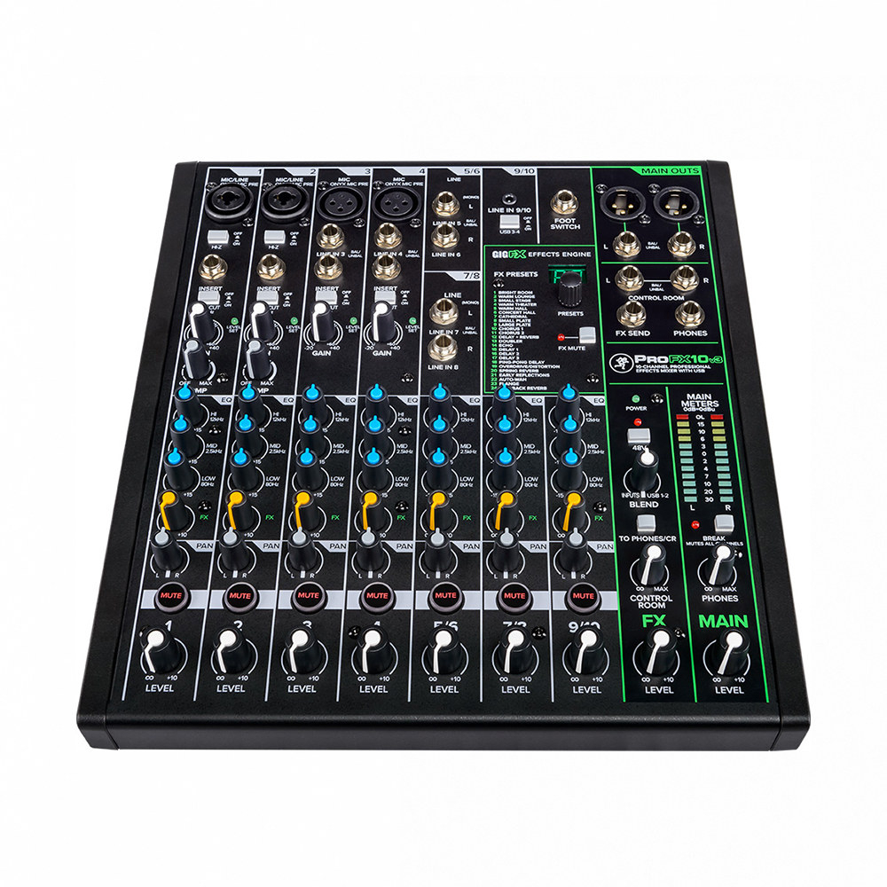 MACKIE PROFX10V3 Mixer USB數位混音器【敦煌樂器】, , large