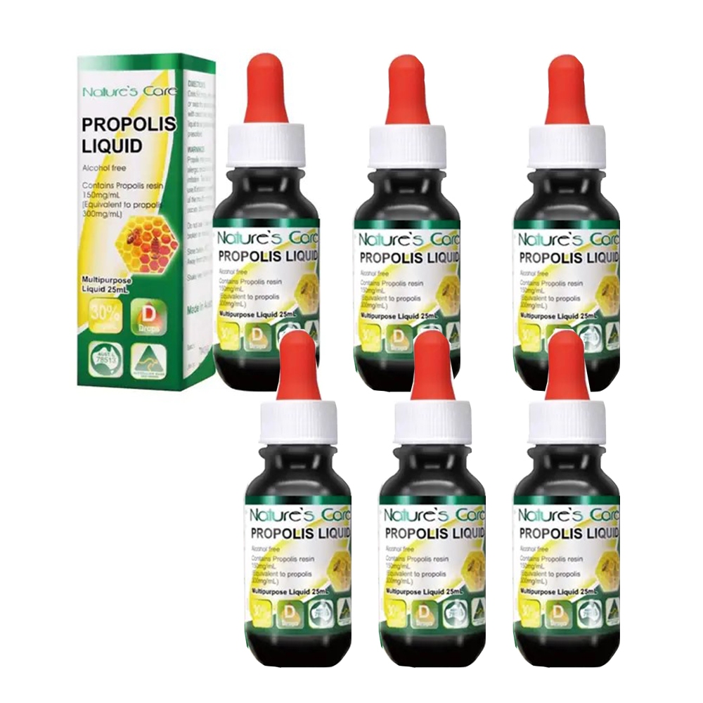 【Natures Care】蜂膠精華液(6 入組  25ml/瓶), , large