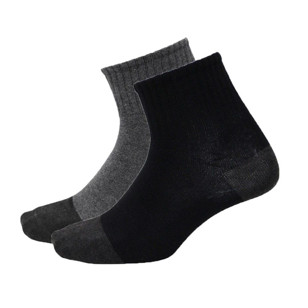 【BVD】石墨烯1/2乾爽襪5入-M<灰,22-25cm>B581 襪子 短襪 除臭襪, , large