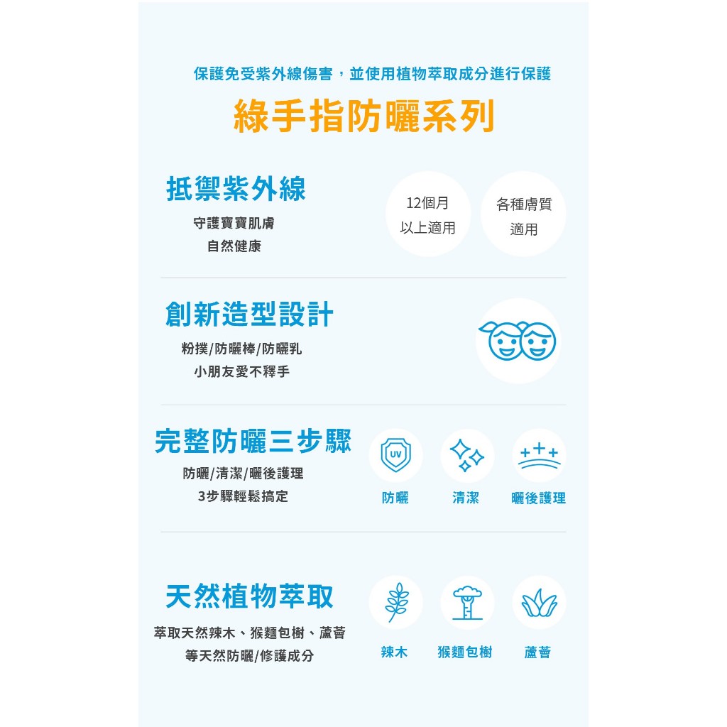 【綠手指 GreenFinger】SPF50+ PA++++幼兒戶外滋潤防水加強型防曬乳50ml, , large