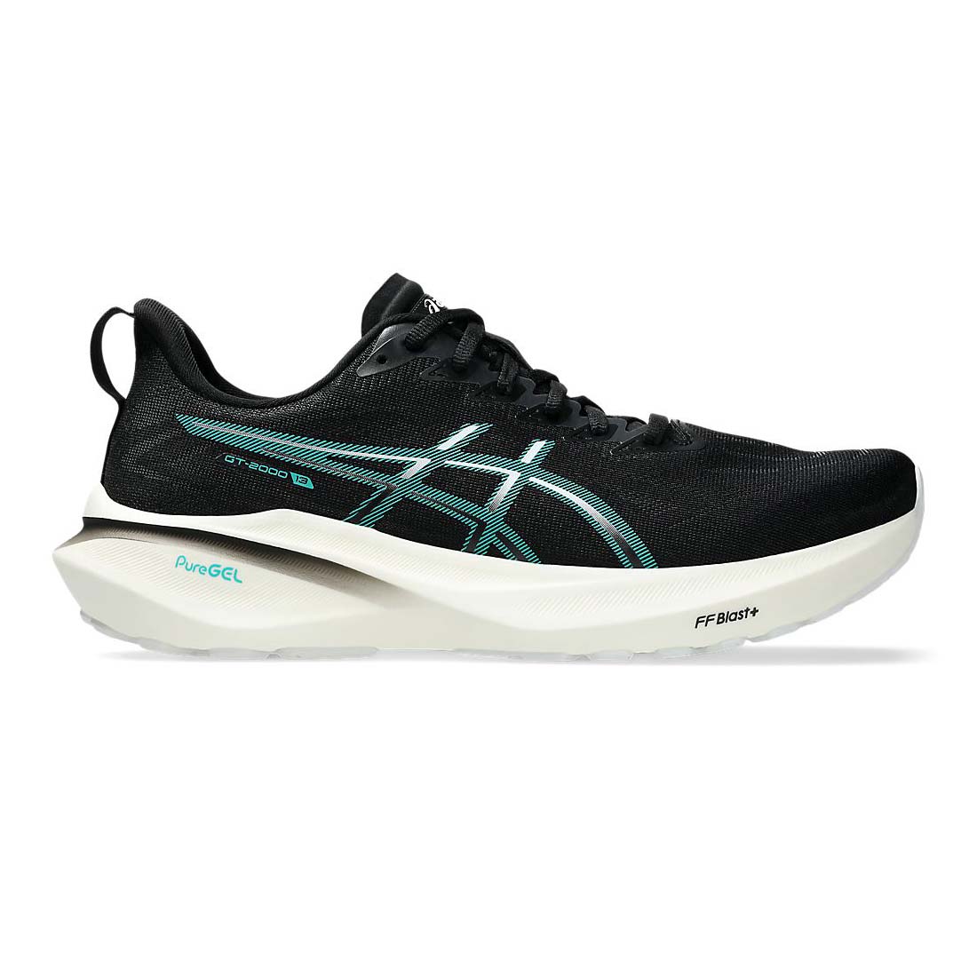 [秉宸] ASICS GT-2000 13 慢跑鞋 黑白 1011B861-004