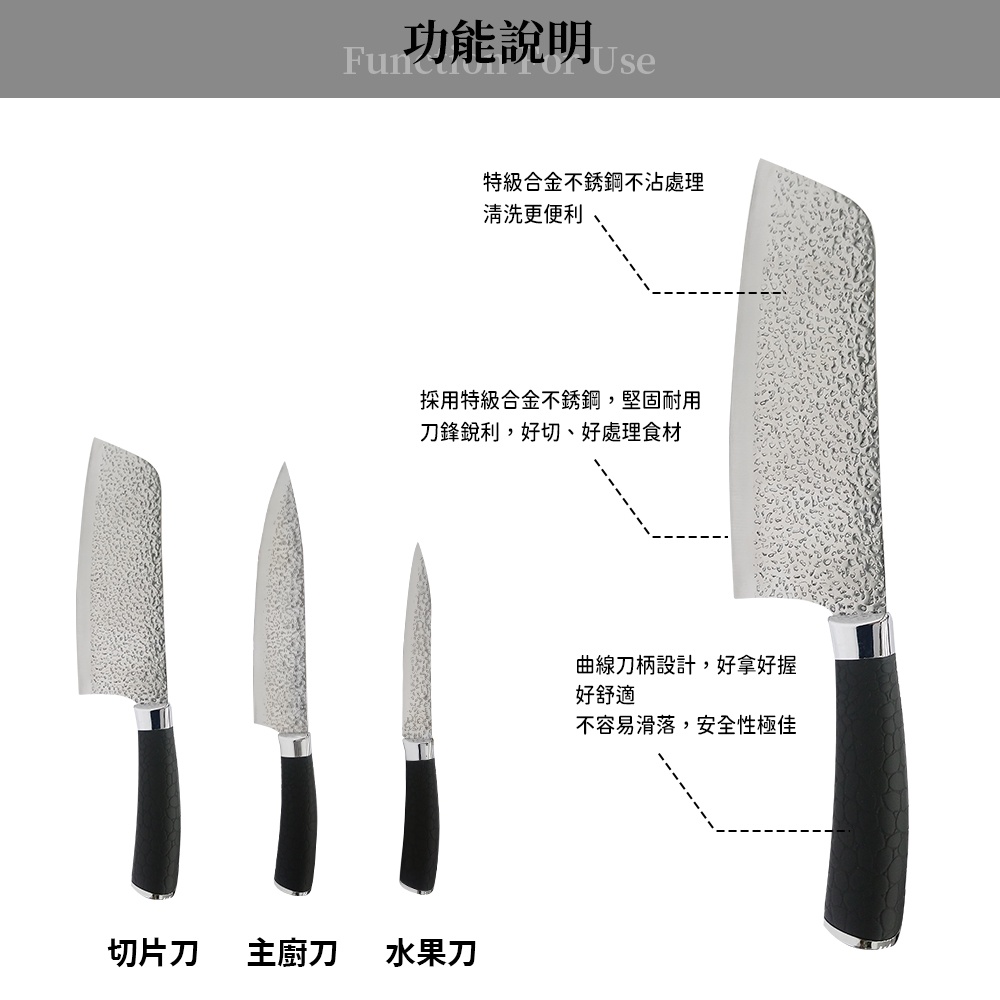 Miyaco 米雅可 輕漾刀具 環保裝切片刀（香檳金）-Leidea樂德兒, , large