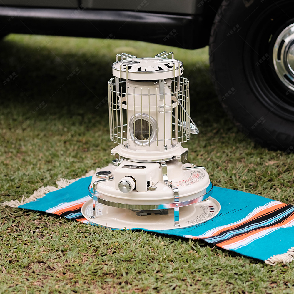 【可易家電】日本千石阿拉丁 精品級藍焰煤油暖爐 BF-4001-W(簡約白), , large