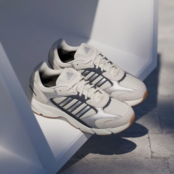 Adidas Crazychaos 2000 男 慢跑鞋 運動 休閒 復古 跑鞋 緩震 透氣 乳白 銀 [IG4351], , large