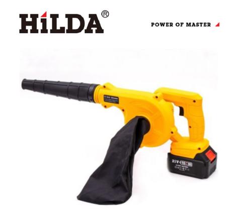 【HILDA】希爾達電動工具 21V 單電 鋰電吹風機 吹葉機 黃色, , large
