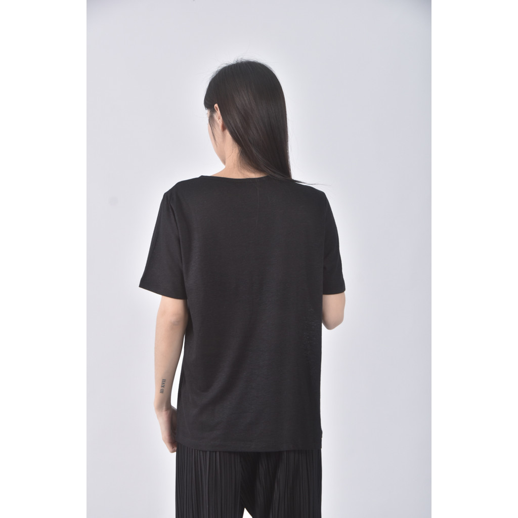 (S) my way黑色短袖上衣二手衣, , large