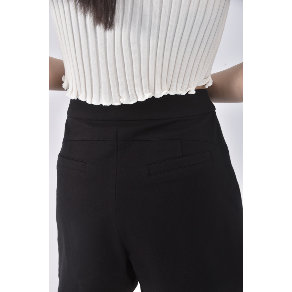 (M) kinloch anderson高腰質感格紋黑色短褲二手衣, , large