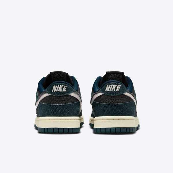 Kixpress-Nike 耐吉 WMNS Dunk Low 女 運動休閒鞋 復古鞋 低筒 牛仔布 黑藍 [HF1985-400], , large