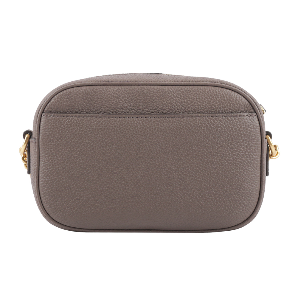TORY BURCH McGraw 荔枝皮革拉鍊相機包/楓樹棕, , large