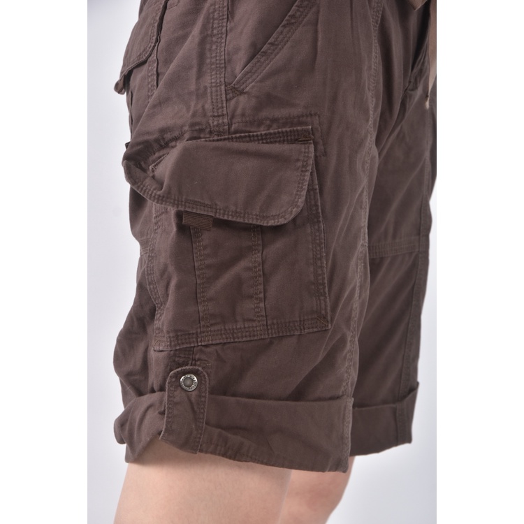 (2XL) abercrombie fitch質感綁帶棕色綁帶短褲二手衣, , large