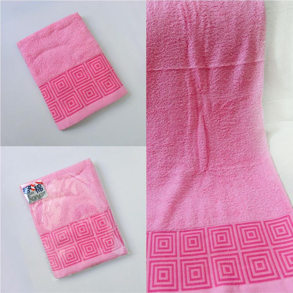 [Kaimei Cotton Industry] 4 into the group, random and excellent, MIT made in Taiwan, 8 taels of carefully selected American cotton bath towels, checkered pattern, , large