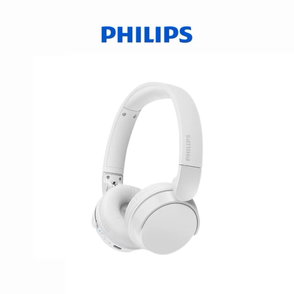 【Leo手機周邊專賣店】 PHILIPS飛利浦 高音質超長續航無線耳罩式耳機 /  TAH4209  /  白色, , large