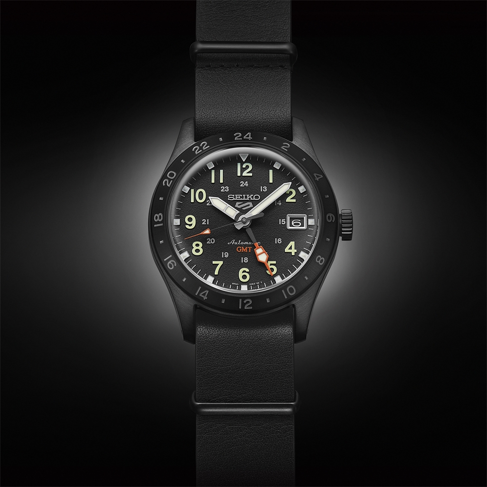 SEIKO 精工 5 Sports Field 系列 GMT機械錶 SSK025K1/4R34-00C0C, , large