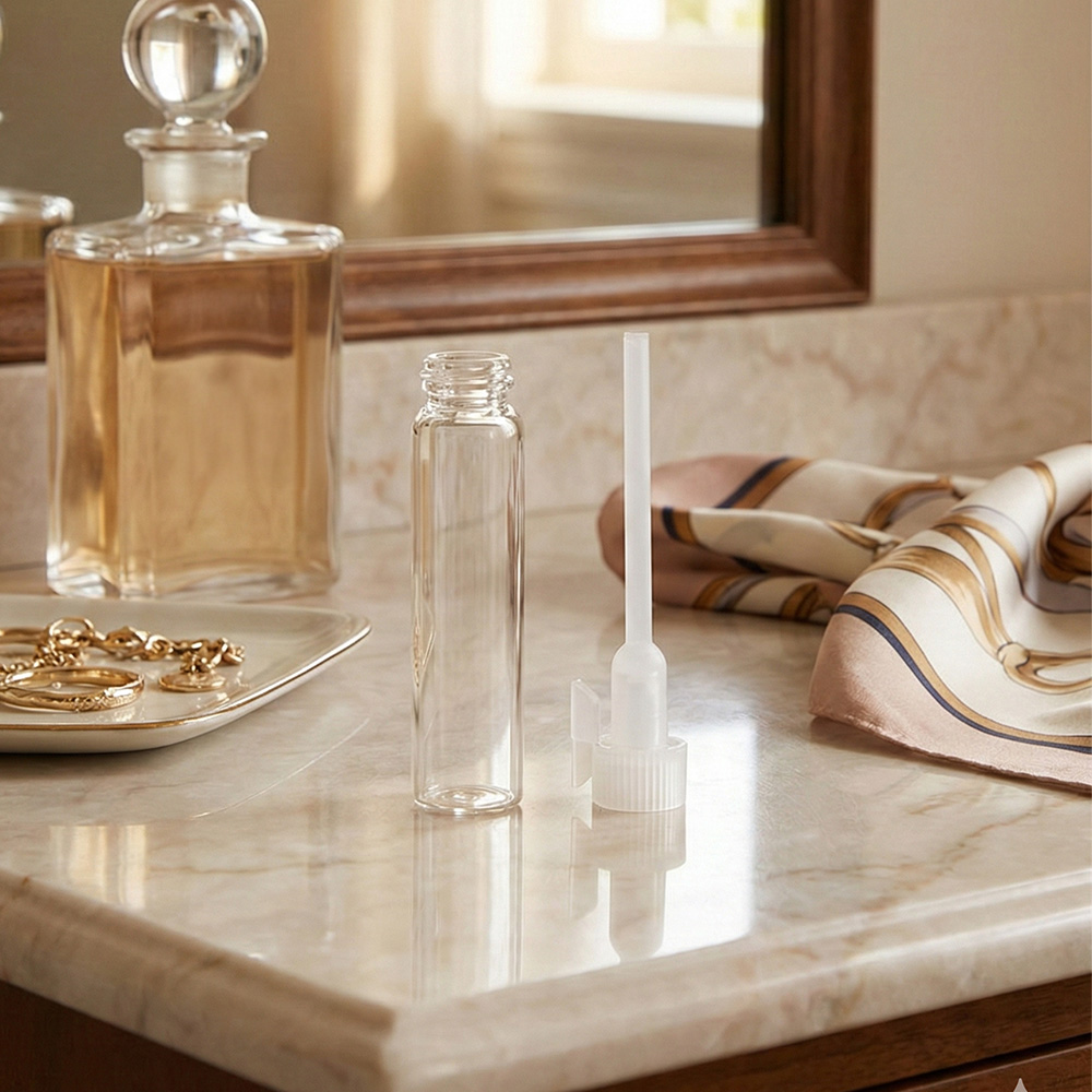 1ml Glass Perfume Sample Vial, , large