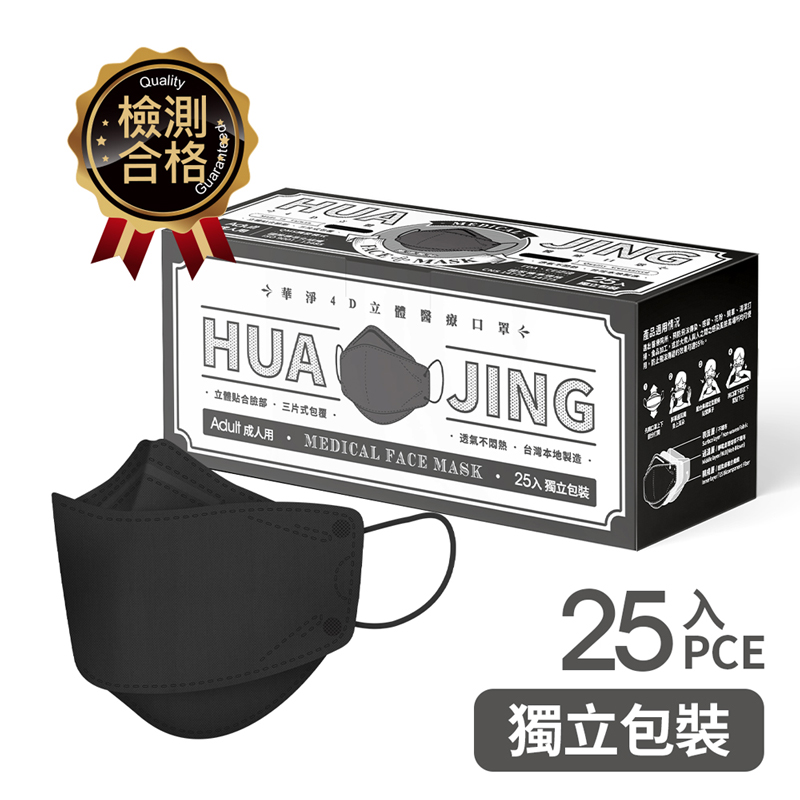 4D Face Mask  For  Adults-Lake Black, , large