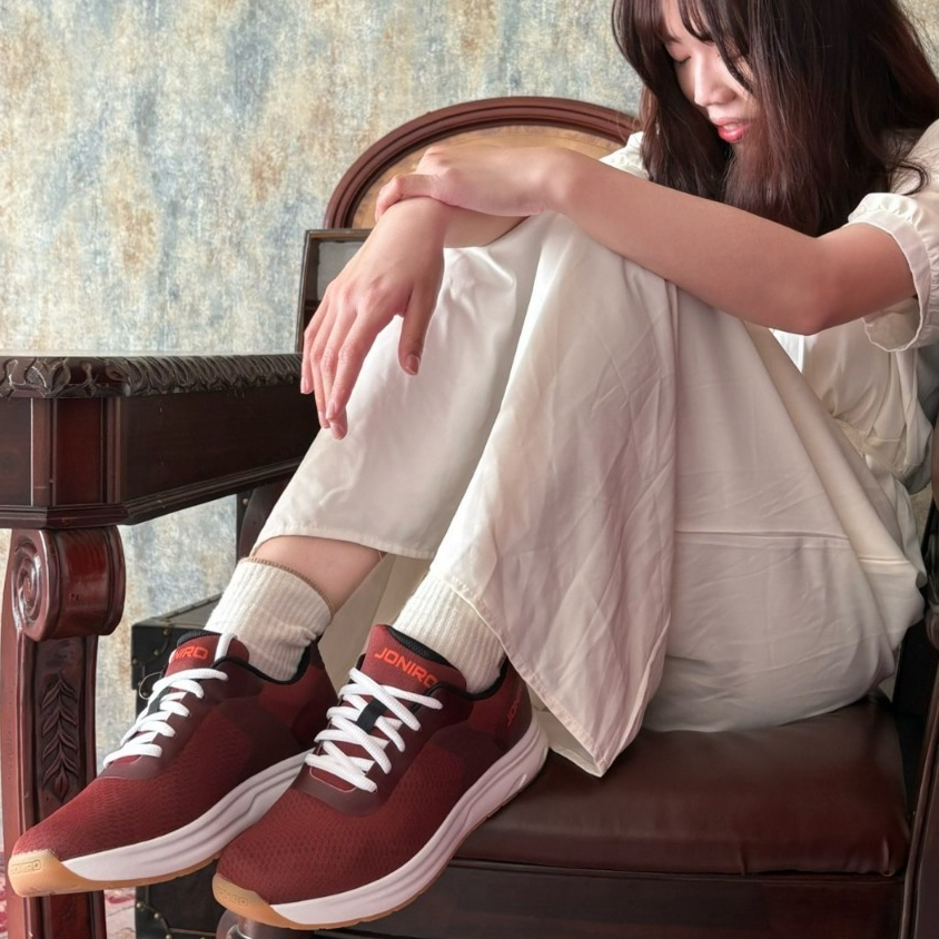 【JONIRO】台灣製造 拇趾外翻鞋 穿搭 透氣 寬楦舒適機能鞋 酒紅 Ringer 卡本內紅 女鞋(部分鞋款有現貨), , large