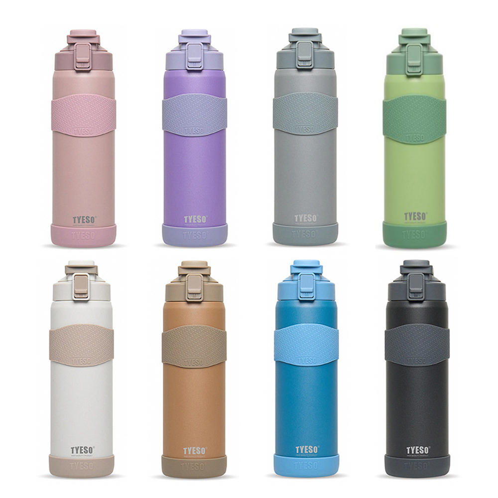 【H&R安室家】TYESO泰碩 304不鏽鋼吸管保溫瓶900ml(H86)