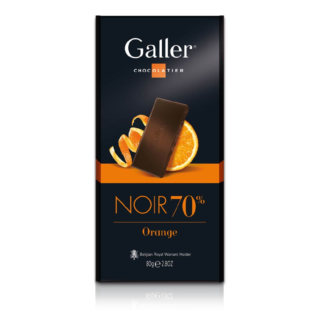 Galler70橙香醇黑巧克力80g, , large