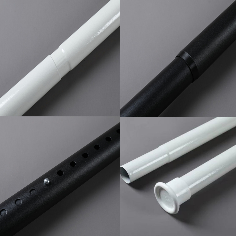 360-410cm diameter, 3.2cm diameter telescopic rod, no drilling required, Roman-style simple support rod, track rod, curtain rod, clothes drying rod, shower curtain rod, , large