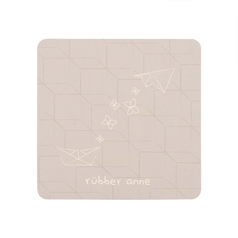 【怪獸】rubber anne 10秒頂吸 軟式珪藻土吸水杯墊 花磚系列 (10x10cm) -2D童趣