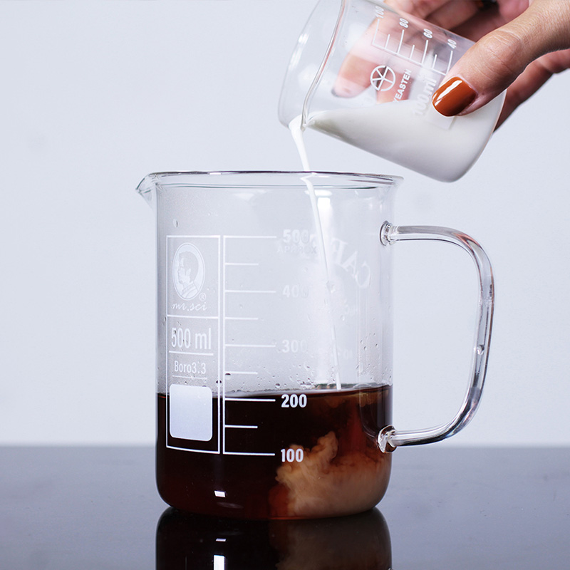 Laboratory Beaker Mug (with Cork Lid), , large