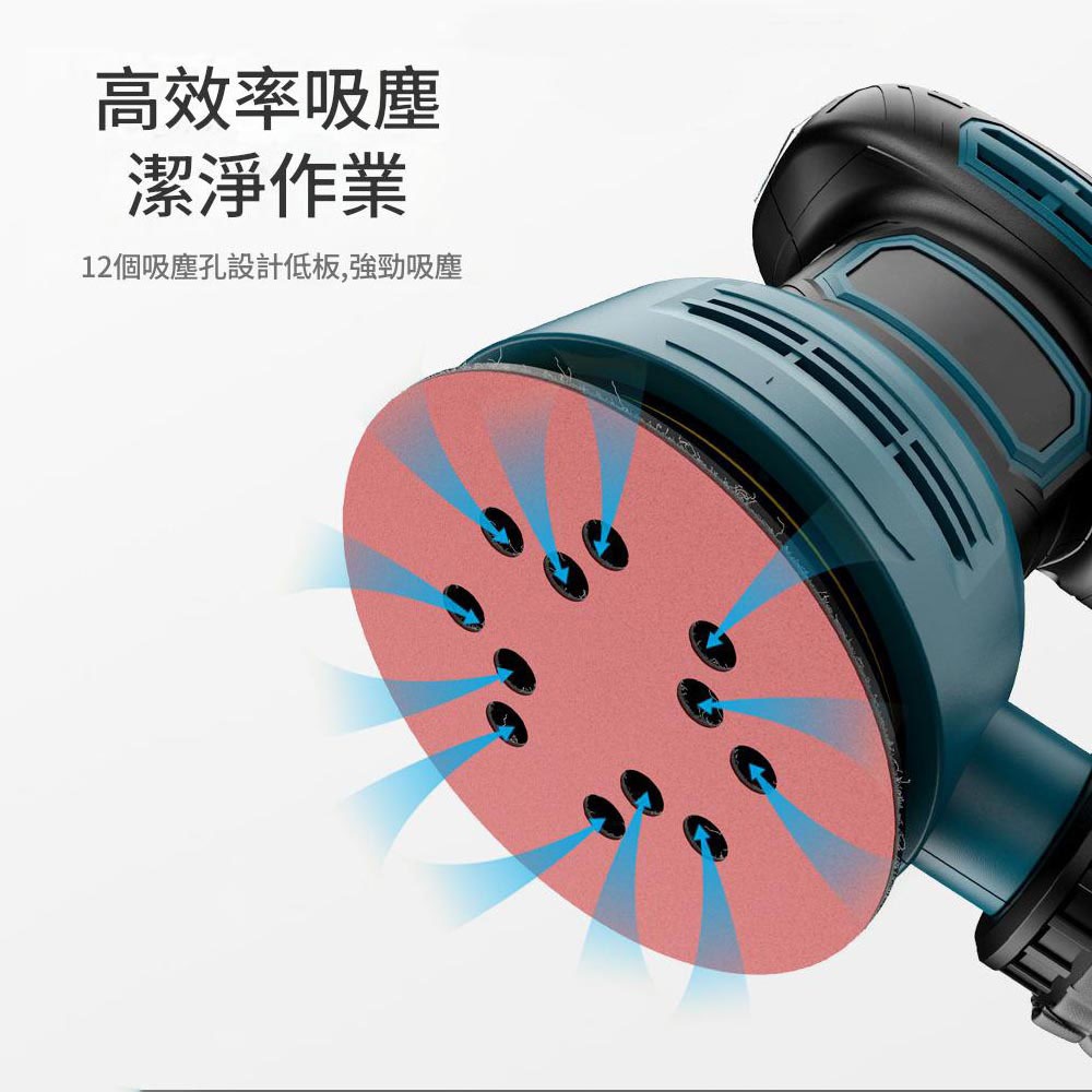 新款5吋6檔調速打磨機110V, , large