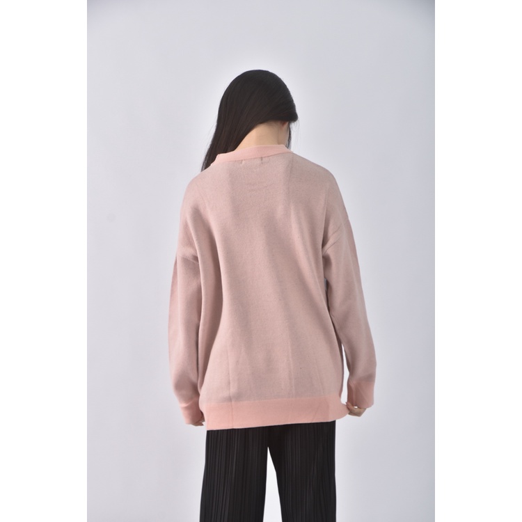 (XL) dean yoyo鯊魚粉色長袖上衣二手衣, , large