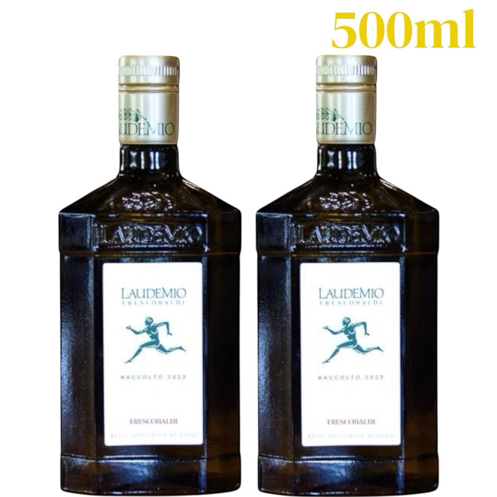義大利  跑步人 特級初榨橄欖油 500ml｜托斯卡尼原裝進口｜Laudemio Frescobaldi 500ml*2