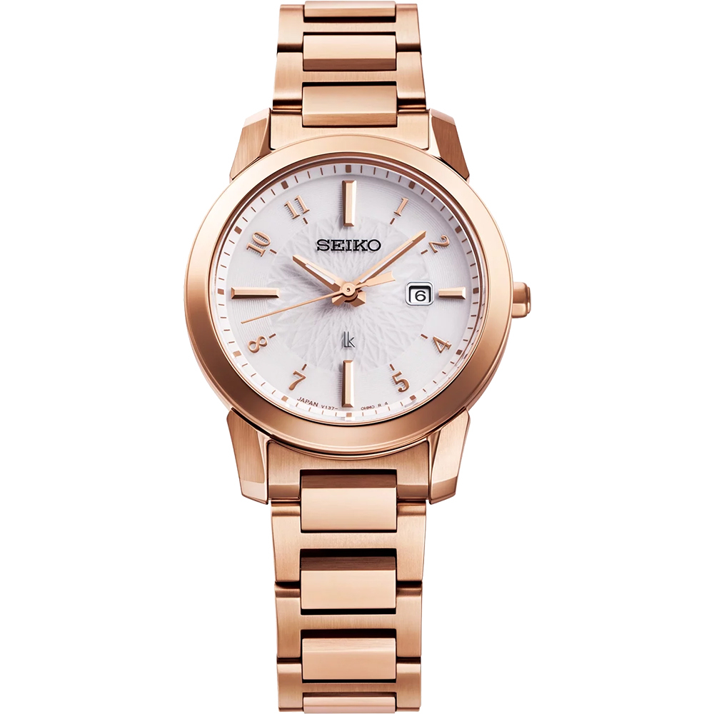 SEIKO精工 LUKIA 廣告款 動人時光太陽能女錶-31mm V137-0DK0P(SUT418J1), , large