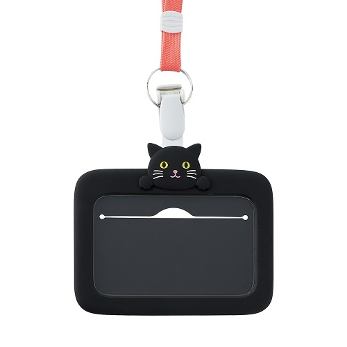 日本LIHIT A-7804 矽膠造型證件套(多款)巴哥犬, , large