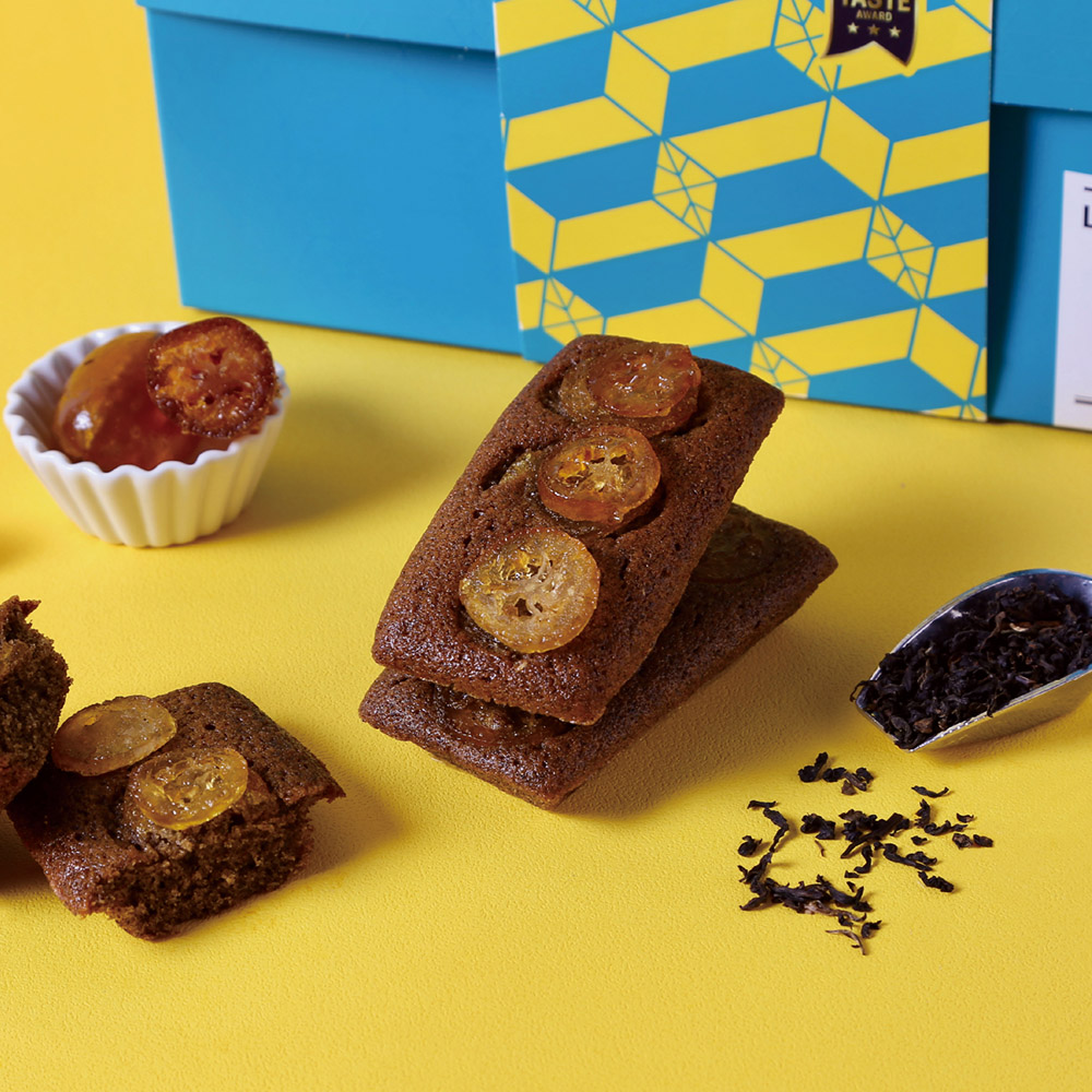 帕莎蒂娜 原生紅茶金柑費南雪禮盒(8入), , large