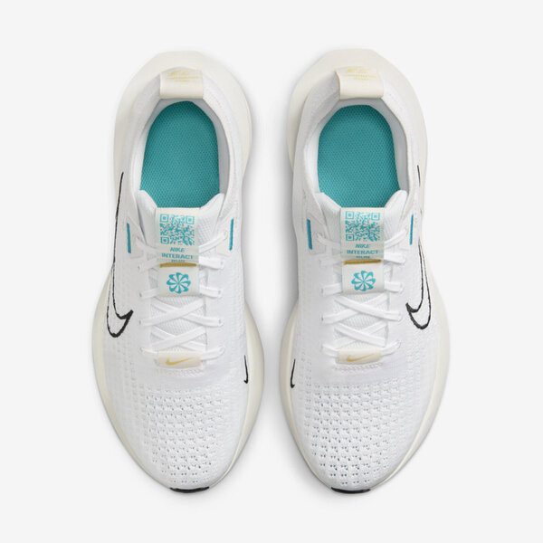 Nike W Interact Run 女 慢跑鞋 運動 休閒 透氣 回彈 緩震 舒適 白 [FD2292-101], , large