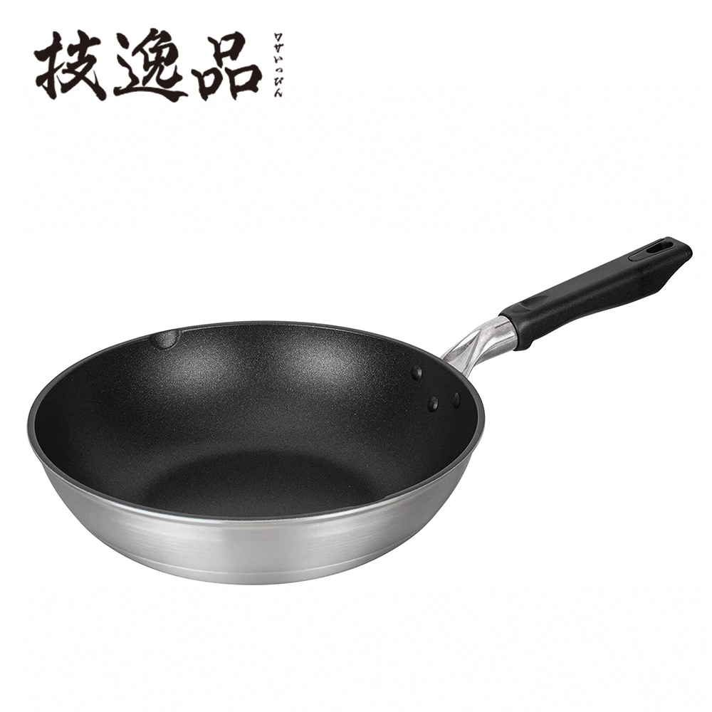 【技逸品】日本製不沾鍋炒鍋28cm(大金ES加工/鍋底部厚度2.7mm), , large