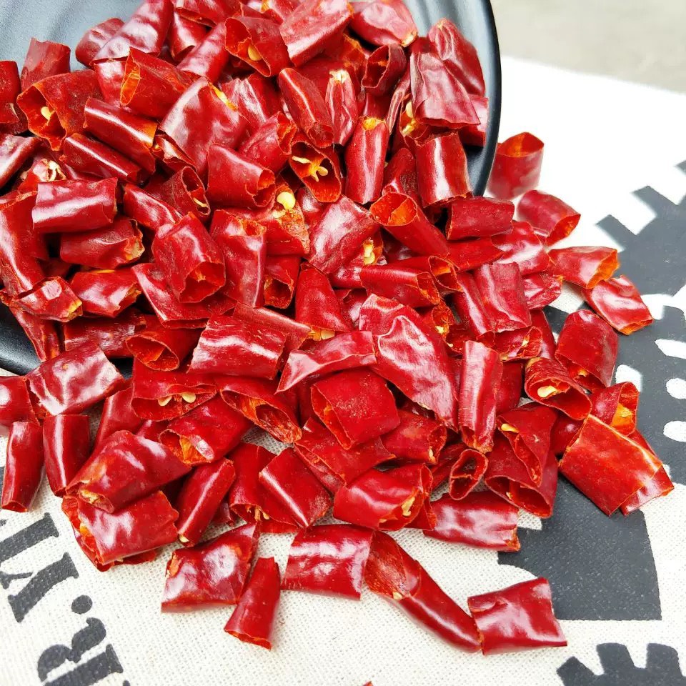 二荊條切斷乾辣椒 微辣特香紅辣椒乾貨, , large