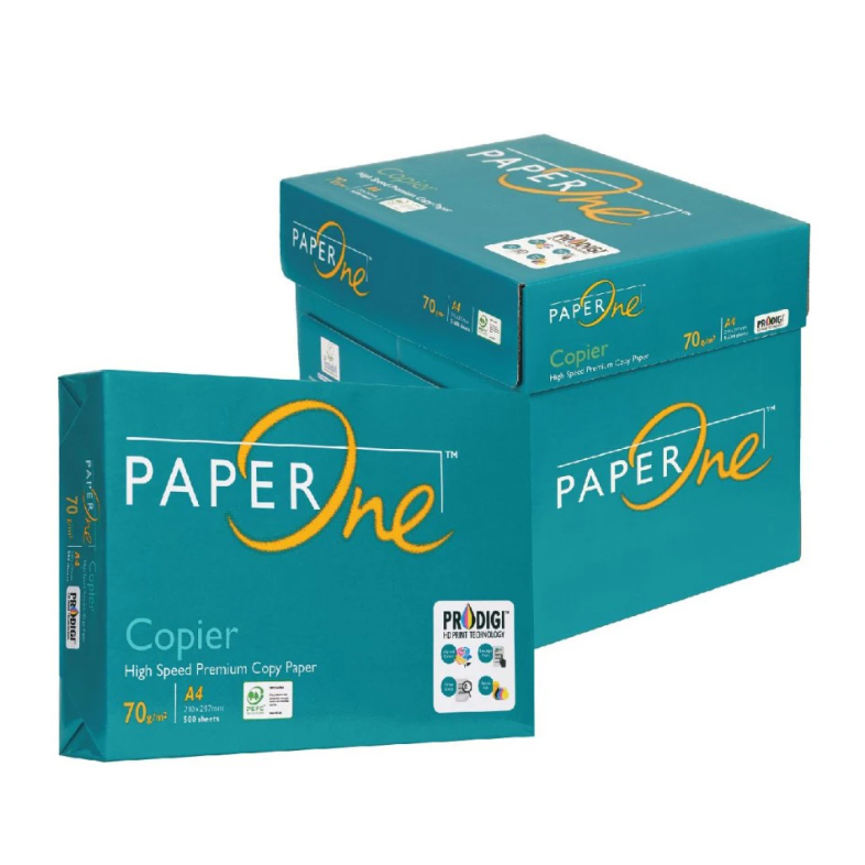 Paper One A4 70lb Copier Paper (5 packs per box) (Laser, Copier, Fax, Inkjet), , large