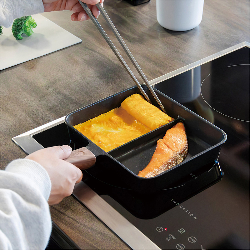 IH 2COMPARTMENT FRYING PAN MC, , large