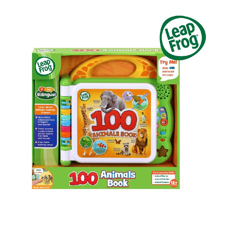 官方直營【LeapFrog】100單字動物互動認知圖鑑, , large