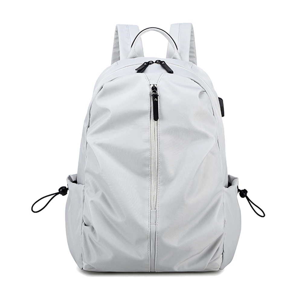 SPRING-尼龍布筆電商務後背包 輕量大容量防潑水耐磨透氣 14吋筆電防震後背包 情侶後背包 A4尼龍後背包-多色(0-55047), , large