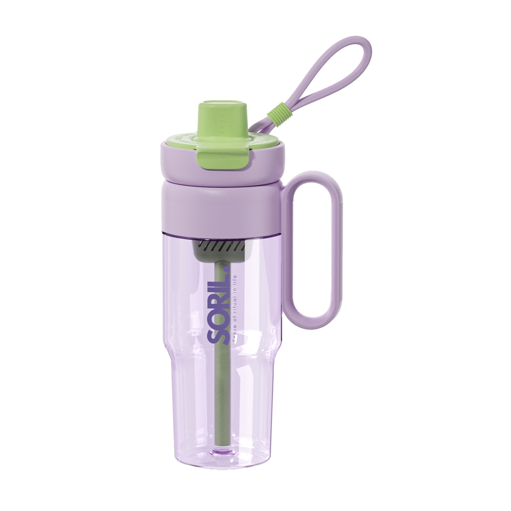 Dust-proof Straw Bottle 850ml, , large