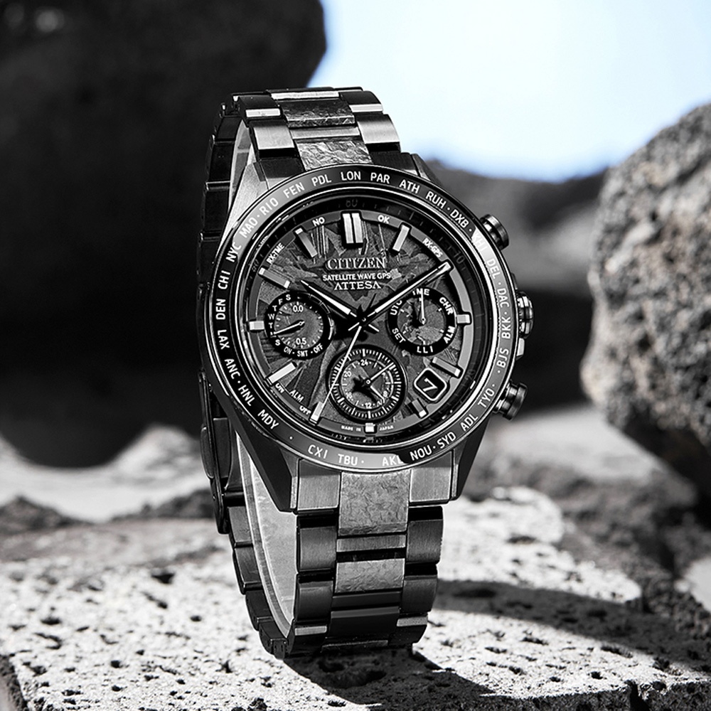 CITIZEN 星辰 HAKUTO-R限定款 限量 鈦 GPS衛星對時光動計時手錶 CC4067-66E, , large