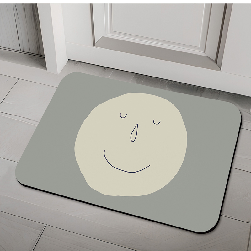 【Monster】 Soft Diatomaceous Earth Absorbent Mat – Chill Out Series (58x38cm) – Content Green, , large
