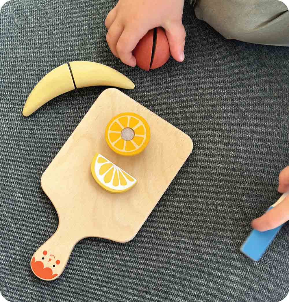 【Mentari】Smiley Fruit Chopping Board, , large