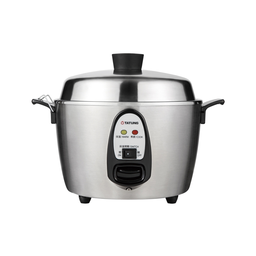 TATUNG 6-Cup 220V All Stainless Steel Electric Cooker (For Overseas Use Only) TAC-06I-NMV2, , large