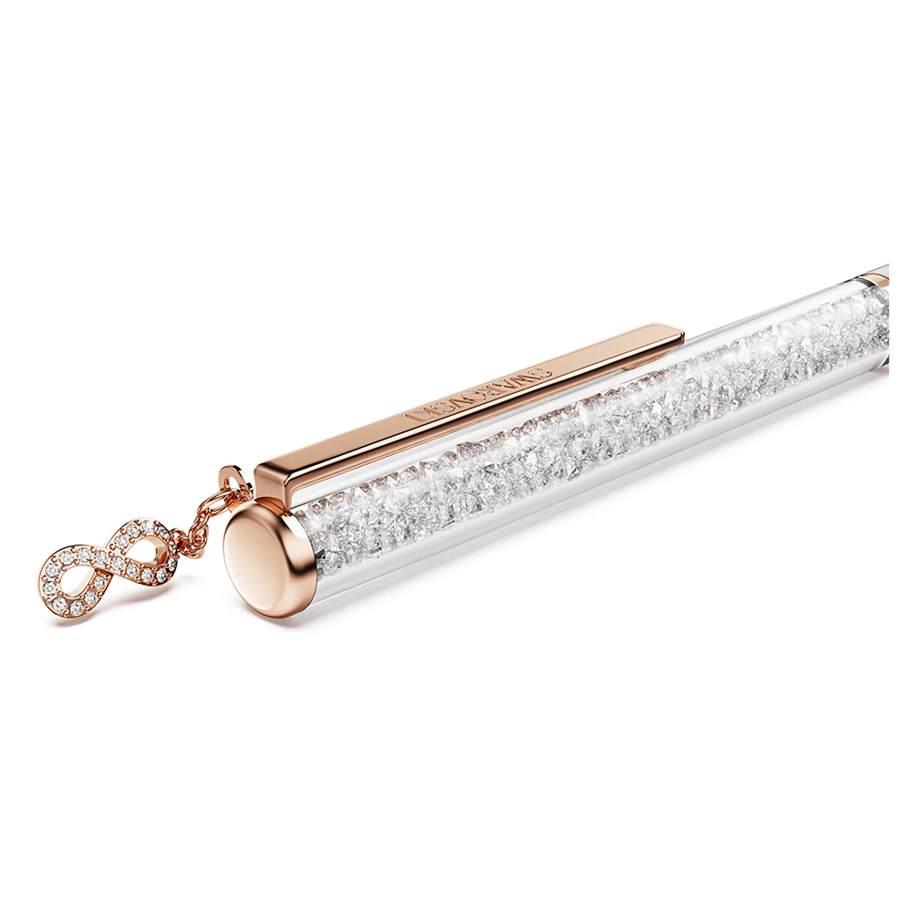 SWAROVSKI 施華洛世奇 Crystalline Infinity 無限符號吊飾水晶圓珠筆-黑色墨水(5728731)  品號：14204231, , large
