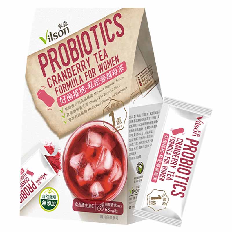 【米森 vilson】Probiotics Cranberry Tea Formula For Women, , large