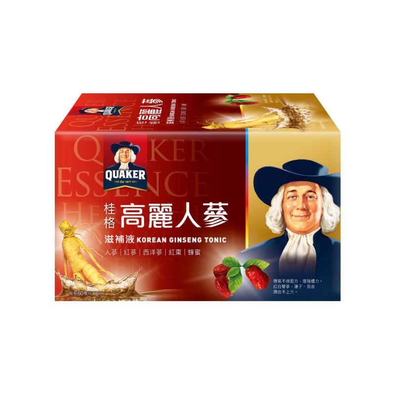 桂格高麗人蔘滋補液60ml*6, , large