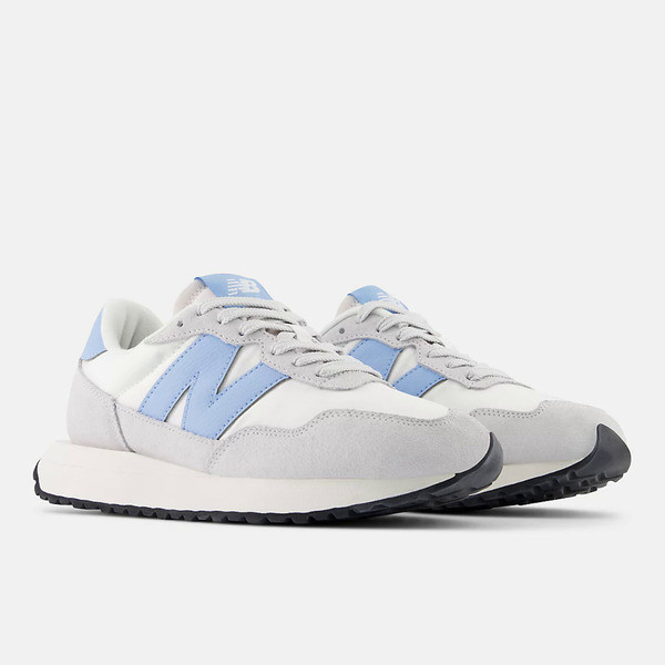 Kixpress-New Balance 女 休閒鞋 運動 復古 NB 237 B楦 緩震 舒適 簡約 穿搭 天藍 [WS237YC], , large